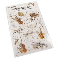 49 And Market Essential Music Blends Rub-Ons Set