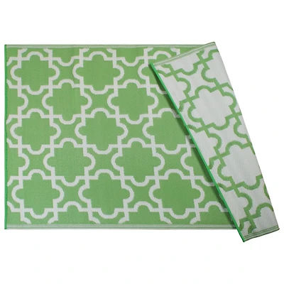 DII® Bright Green Lattice Outdoor Rug, 4ft. x 6ft.