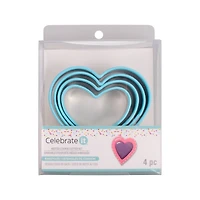 Hearts Stainless Steel Nested Cookie Cutter Set by Celebrate It®