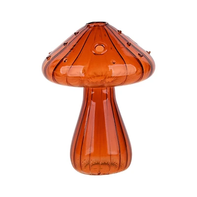 5" Orange Glass Mushroom Tabletop Décor by Ashland®