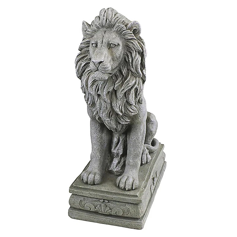 Design Toscano 30" Fouquet Royal Palace Sentinel Lion Statue