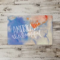 American The Beautiful Floor Mat