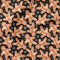 Fabric Editions Gingerbread Cookies Cotton Fabric
