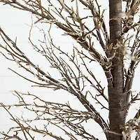 6ft. Pre-Lit Artificial Christmas Twig Tree, Warm White LED Lights