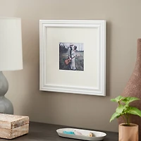 Lifestyles™ 5" x 5" White Square Frame with Mat by Studio Décor®