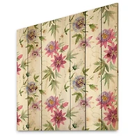 Designart - Pink Passionflower Flowers