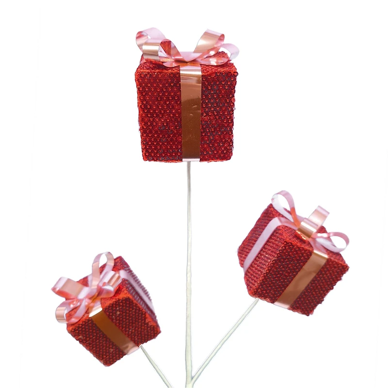 26" Red & Pink Gift Box Stem by Ashland®