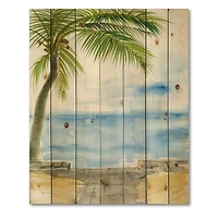 Designart - Palm Beach Resort At Dawn II