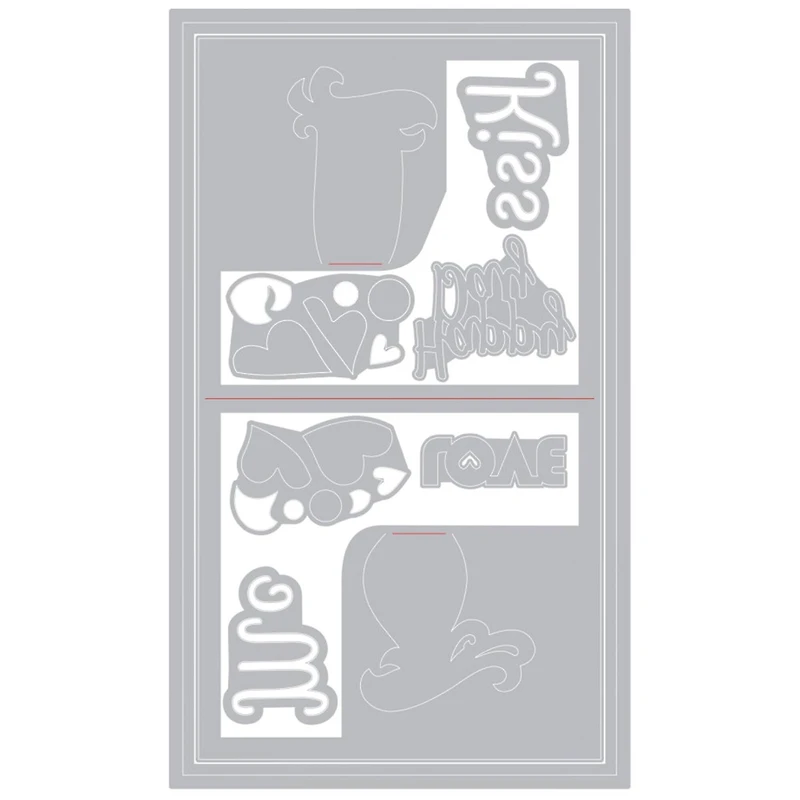 Sizzix® Thinlits 3D Love Birds Dies