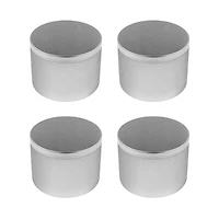 8 Packs: 4 ct. (32 total) 6oz. Silver Candle Making Tins by Make Market®