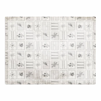 Silver Presents 18x14 Cotton Twill Placemat