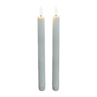 10" Flickering LED Wax Taper Candles