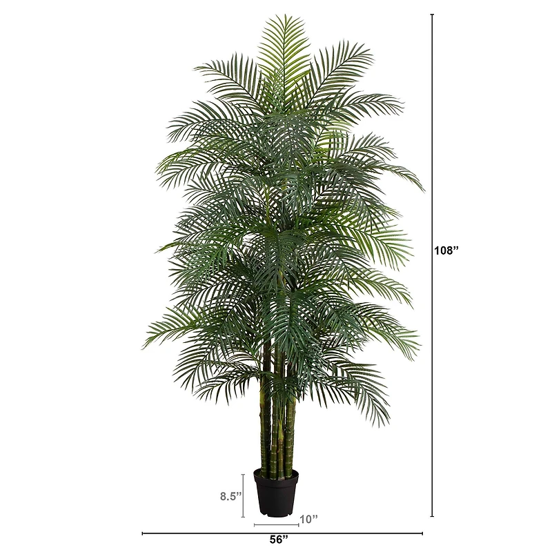 9ft. UV Resistant Areca Palm Tree