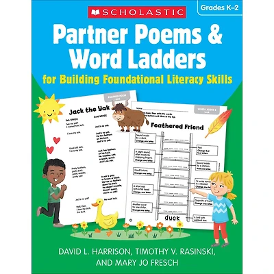 Scholastic Teaching Resources Partner Poems & Word Ladders for Building Foundational Literacy Skills: Grades K–2