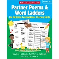 Scholastic Teaching Resources Partner Poems & Word Ladders for Building Foundational Literacy Skills: Grades K–2