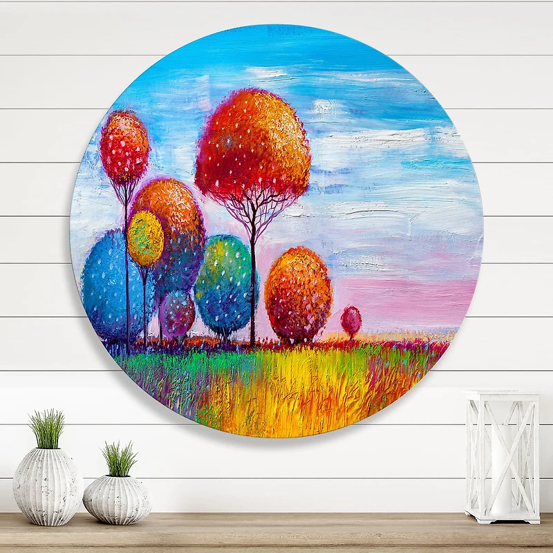 Designart - Colourful Ornamental Trees IX