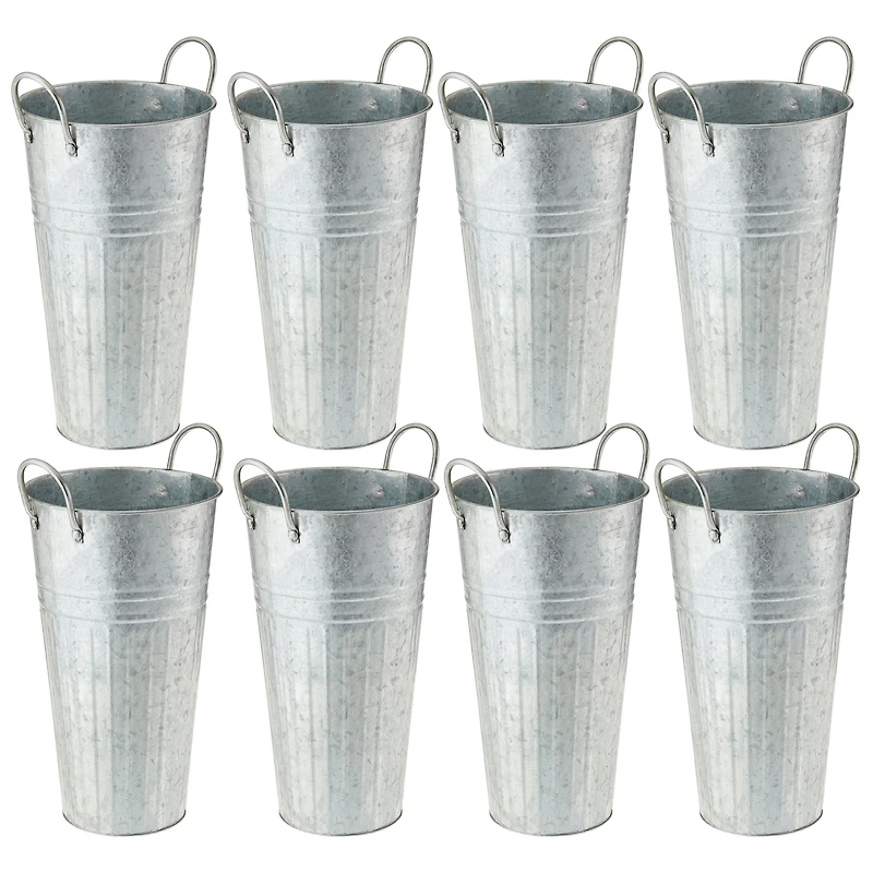 8 Pack: 16" Galvanized French Bucket by Ashland®