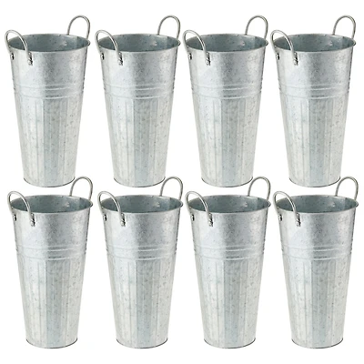 8 Pack: 16" Galvanized French Bucket by Ashland®