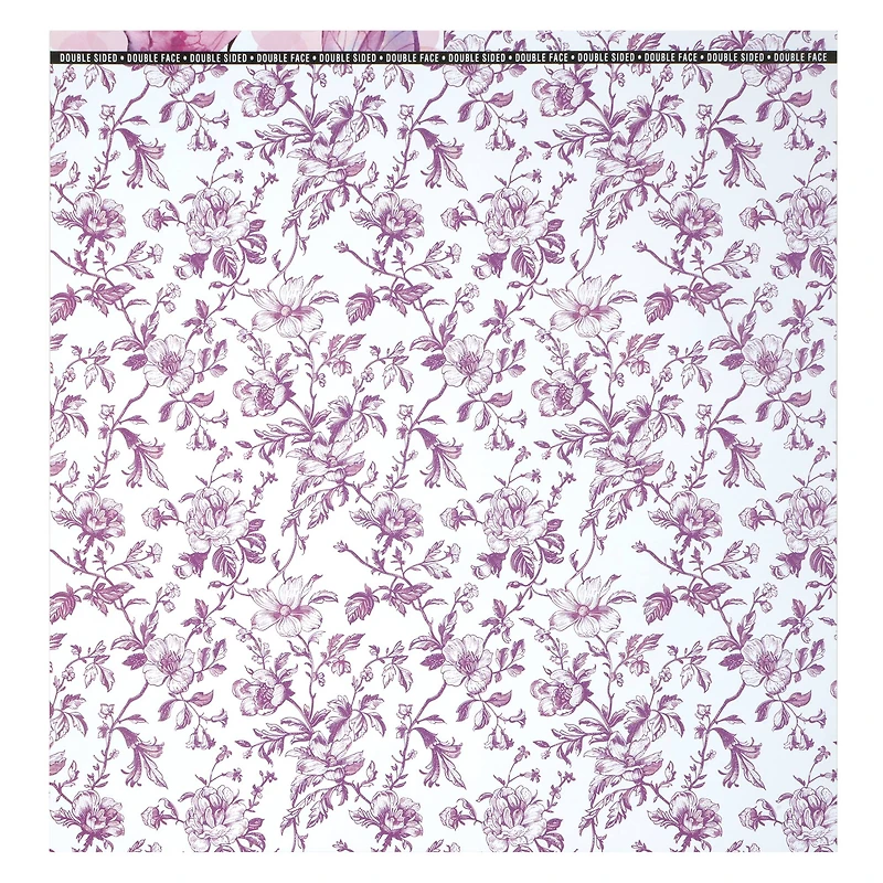 12" x 12" Double-Sided Pink Butterfly Cardstock Paper by Recollections™