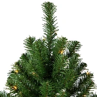 4.5ft. Pre-Lit Pendleton Spruce Full Artificial Christmas Tree, Clear Lights