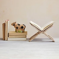 Hello Honey® 11.25" Natural Wood Laser-Cut Book Holder