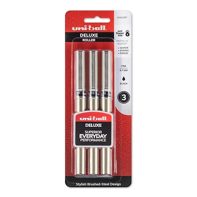 Uni-Ball® Black Roller Deluxe 3 Pen Set