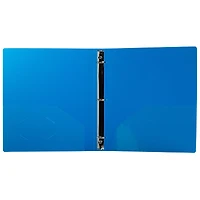 JAM Paper Glass Twill Plastic 3-Ring Binder
