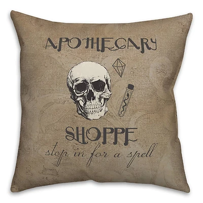 Apothecary Shoppe 3 18" x 18" Throw Pillow
