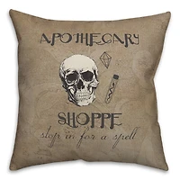 Apothecary Shoppe 3 18" x 18" Throw Pillow