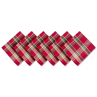 Tango Red Plaid Napkin, 6ct.