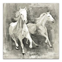Running Horses 20" x 20" Canvas Wall Art