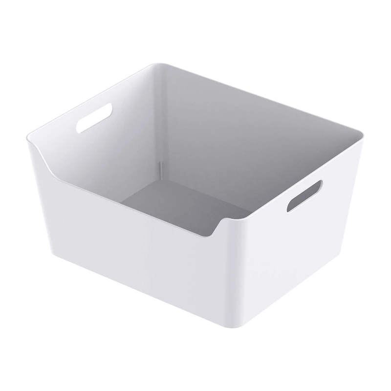 6 Pack: Extra Large White Open Storage Bin by Simply Tidy®