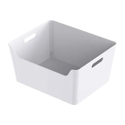 6 Pack: Extra Large White Open Storage Bin by Simply Tidy®