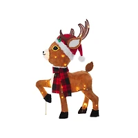 36" Plush Reindeer Figurine