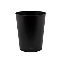 Bath Bliss Matte Black Trash Can