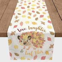 90" Leafy Hedgehog Table Runner 