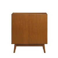 Walker Edison Acorn Mid-Century Modern Accent Cabinet