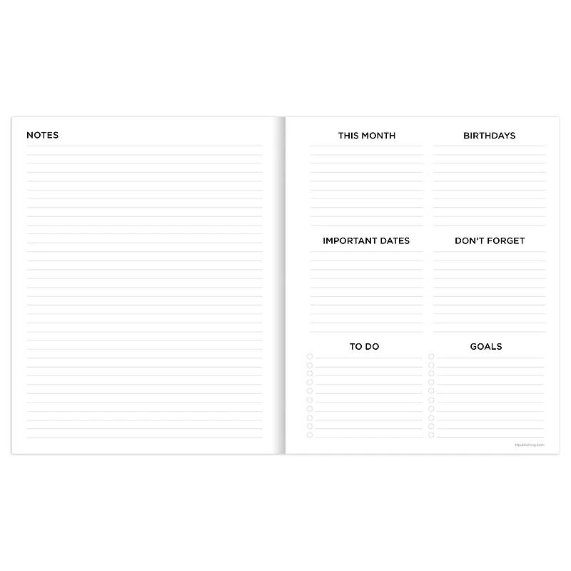 TF Publishing 2023-2024 Radiant Sun Medium Monthly Planner