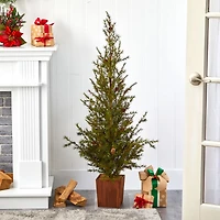 4ft. Unlit Alpine Natural Look Artificial Christmas Tree