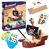 Creativity for Kids® Buildeez!™ The Sea Skull Pirate Ship Wooden Model Set