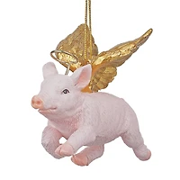 Design Toscano Hog Heaven Flying Pig Angel Holiday Ornament