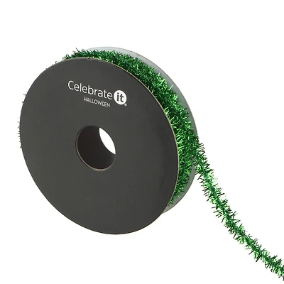 3/16" x 4yd. Metallic Tinsel Twist Ribbon by Celebrate It® Halloween