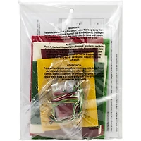 Bucilla® Elegant Poinsettia 10" Square Felt Pillow Applique Kit