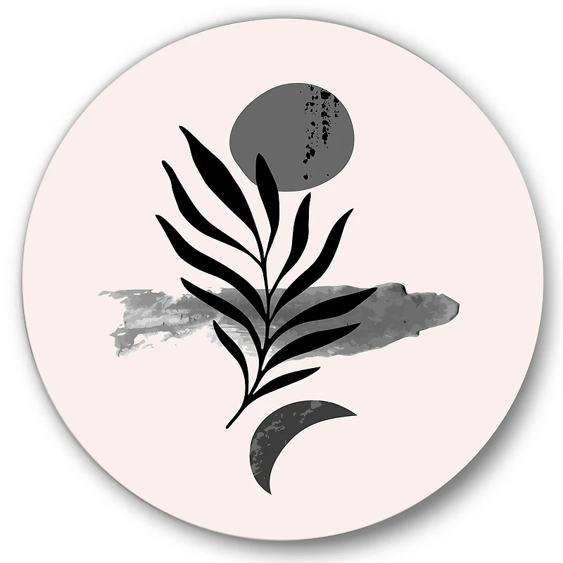 Designart - Abstract Tropical Leaf II