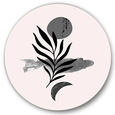 Designart - Abstract Tropical Leaf II