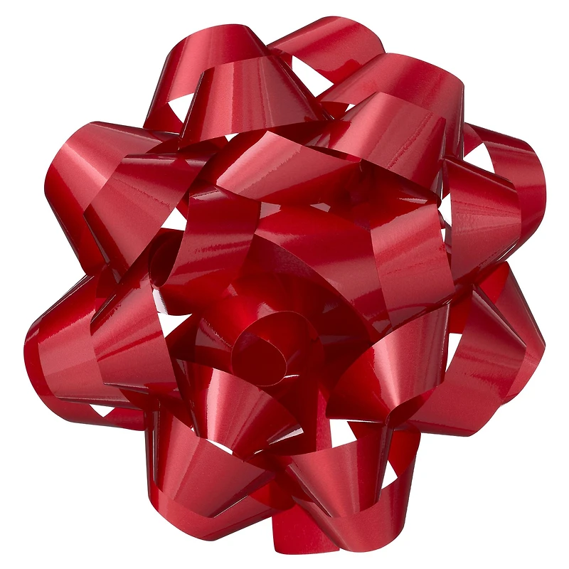 5.75" Red Lacquer Gift Bow by Celebrate It™