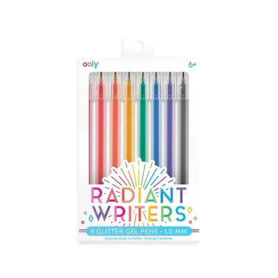 Radiant Writers 8 Color Glitter Gel Pens