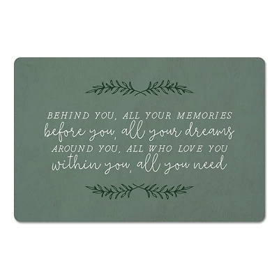 18" x 27" Memories Dreams Love Floor Mat