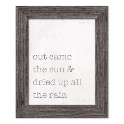 Out Came the Sun Western Framed Print