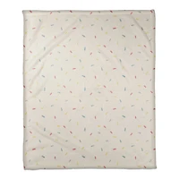 Sprinkle Pattern 50" x 60" Coral Fleece Blanket